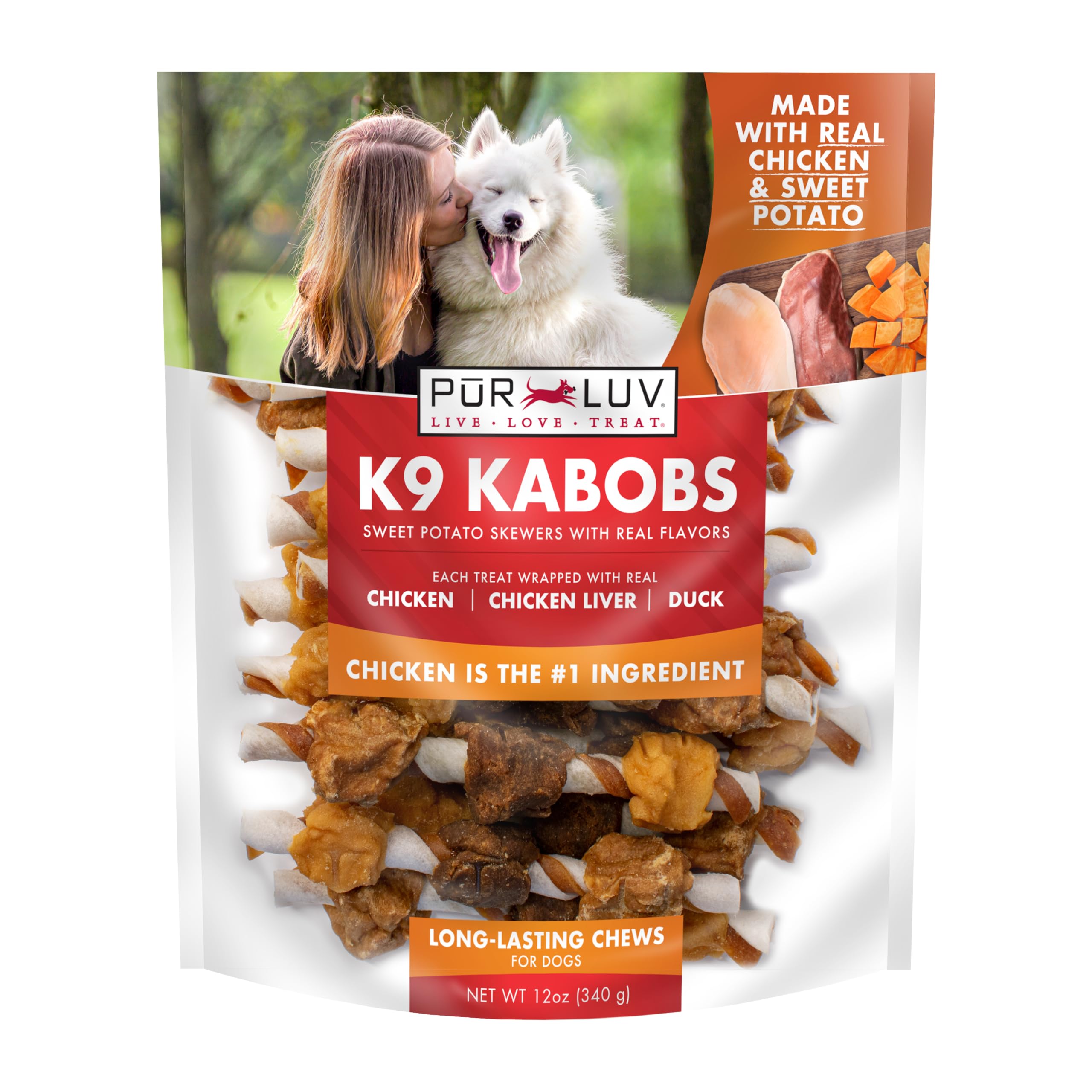 Pur Luv Chicken Jerky Dog Treats