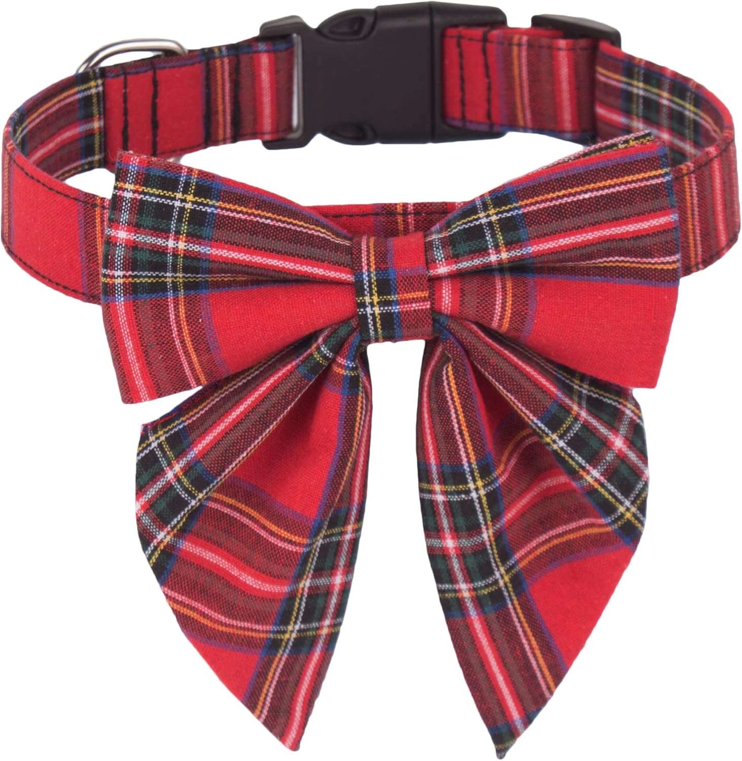 ADOGGYGO Christmas Dog Collar with Bow