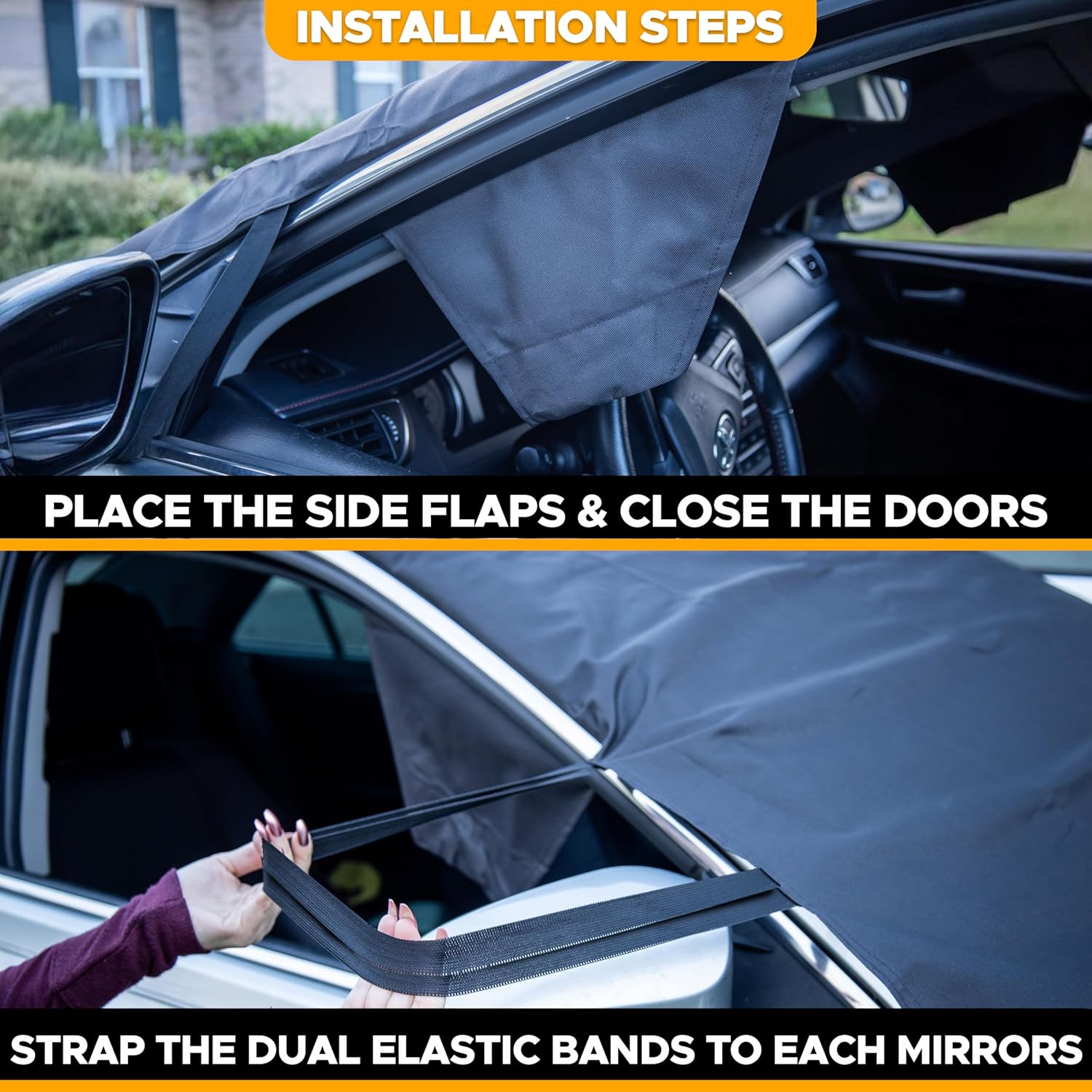 EcoNour Windshield Cover for Ice and Snow