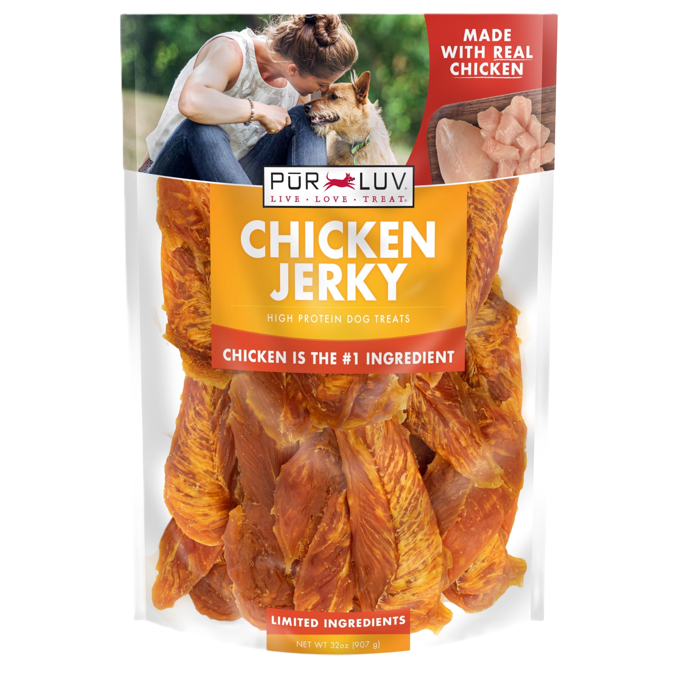 Pur Luv Chicken Jerky Dog Treats