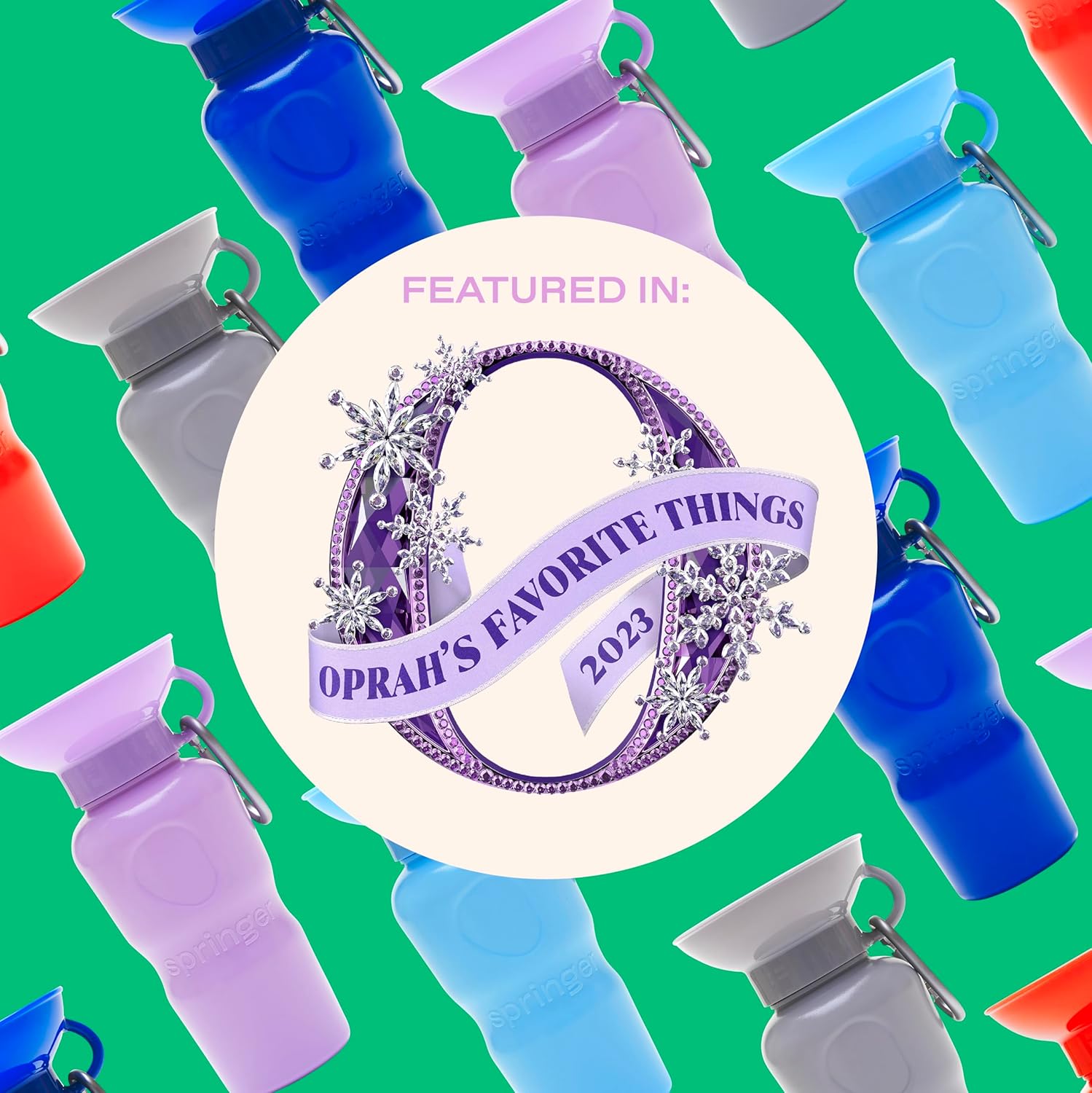 Springer by Springland Dog Water Bottle