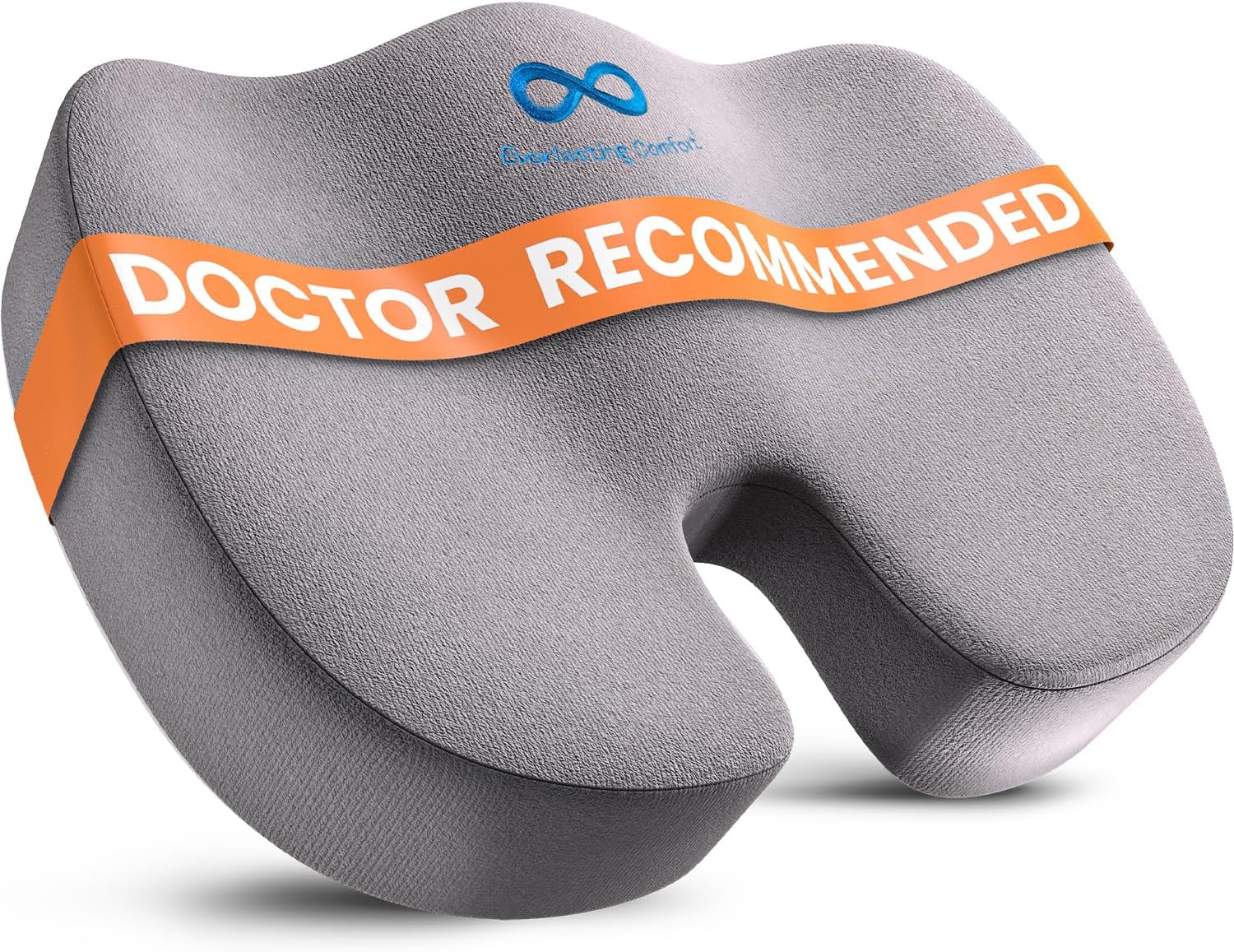 Everlasting Comfort Doctor Recommended Memory Foam Seat Cushion for Office Chairs