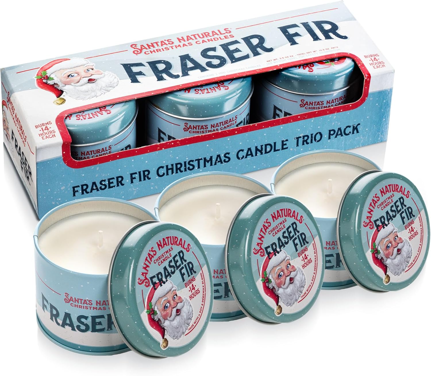 Santa's Naturals Fraser Fir Christmas Candle (9oz)