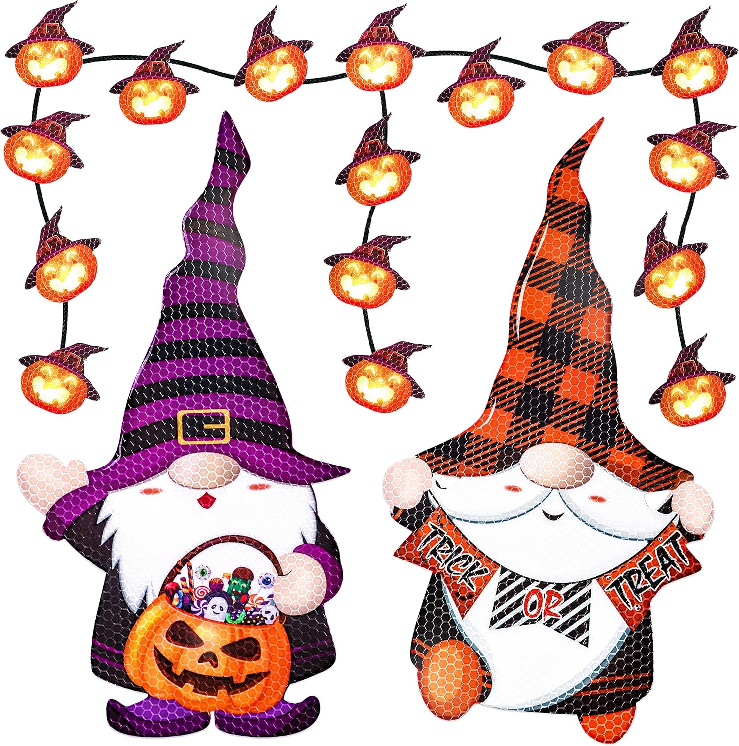 44 Pieces Christmas Car Refrigerator Decorations