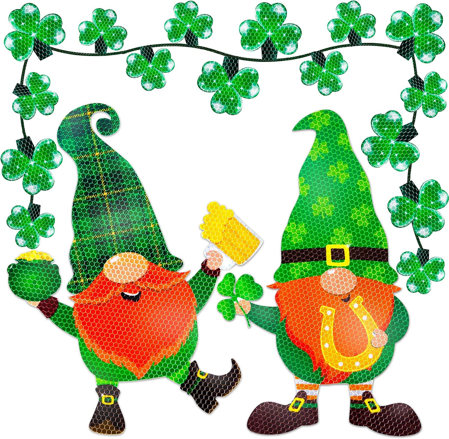 44 Pieces Christmas Car Refrigerator Decorations